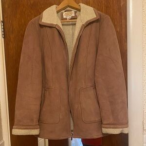 Talbots Brown Shearling Jacket